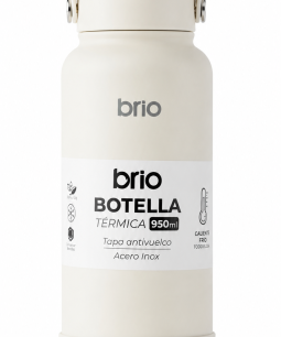 Botella En Acero Inoxidable Brio 950ml Con Sorbito Y Manija