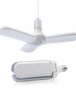 Lampara Led Flor 72w 3 Aspas Retractil