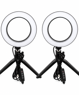 Light Led Aro De Luz Anillo 16cm Fotografía Makeup x2 Unidad