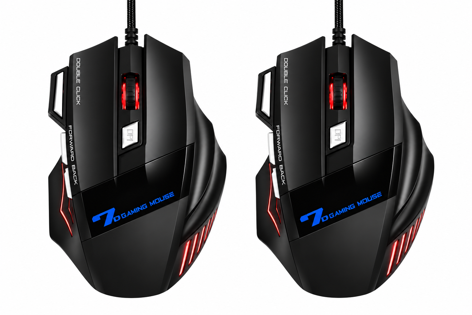 Mouse Gamer Gaming Cafini Óptico/800/2400 Dpi X2 Unidades