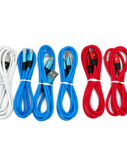 Pack X10 Cables Micro USB Reforzados Carga Y Datos Surtidos