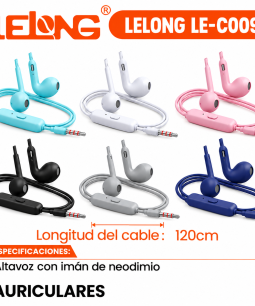 Auriculares Rígidos Con Cable 3.5mm Con Micrófono Manos Libres