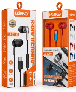 Auriculares Tipo C In Ear Estéreo Con Micrófono 1,2 M