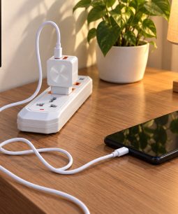 Cargador De Pared 3.1A Con Cable Micro USB Blanco