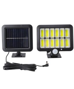 Foco Lámpara Solar Led 100w 5m Sensor Movimiento Fotocélula