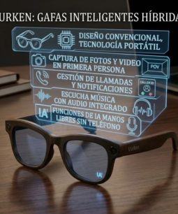 Lentes Inteligentes Con Cámara IA Bluetooth Traducción