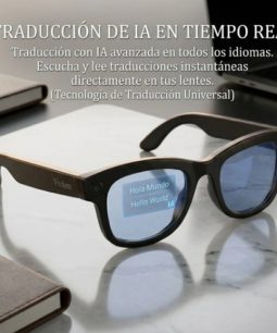 Lentes Inteligentes Con Cámara IA Bluetooth Traducción