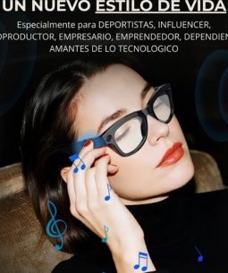 Lentes Inteligentes Con Cámara IA Bluetooth Traducción