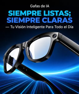 Lentes Inteligentes Con Cámara IA Bluetooth Traducción